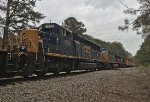 CSX SD40E3 1703 runs second